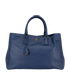 Large Galleria, &pound;495, Handbags, Blue, Leather, Front view